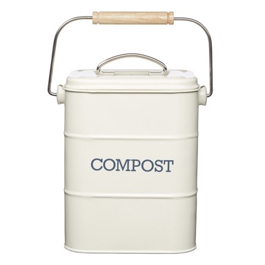 KITCHEN CRAFT Kanta za bio otpad Living Nostalgia, 3 l, bijela