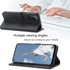 TECHSUIT Preklopna maska Diary Book za Honor 200, crna