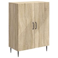 Krevet, 66 x 34,5 x 89,5 cm, konstruirano drvo, hrast sonoma