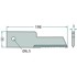GRANIT Nož za Fiksni za sjeckanje 198 x 50 mm MF NH JD 28-09Z 28.274.024-0000