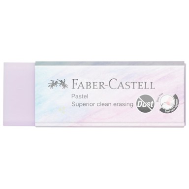 FABER-CASTELL Gumica Pastel Dust-Free 187392, sortirano