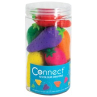 CONNECT Boja voštana 10 boja čaša jagode