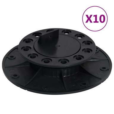 Podesive noge za trijem, 10 kom, 60-88 mm