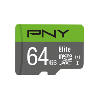 PNY Memorijska kartica s adapterom MicroSDXC Elite, 64GB