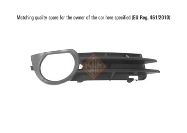 ISAM Maska branika Audi A3 03-08, prednja desna, sa maglenkom, 1712718