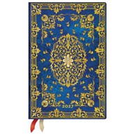 PAPERBLANKS Planer tjedni 2027-9 × 14 cm-mini s gumicom Silk Sky DE1899-6
