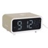 KARLSSON Digitalna budilica Chunky LED s bežičnim punjačem, prirodna