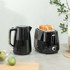 HOMESTAR Set kuhala za vodu i tostera, 1,7 L, crni
