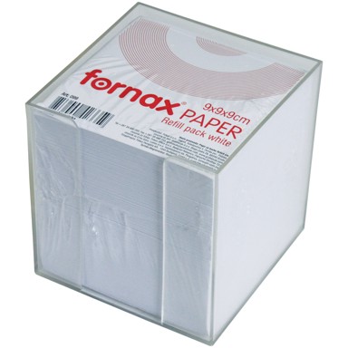 FORNAX Blok kocka PVC s bijelim papirom