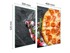 TMK Staklena zaštita za štednjak ili ploču za kuhanje 70x52, pizza