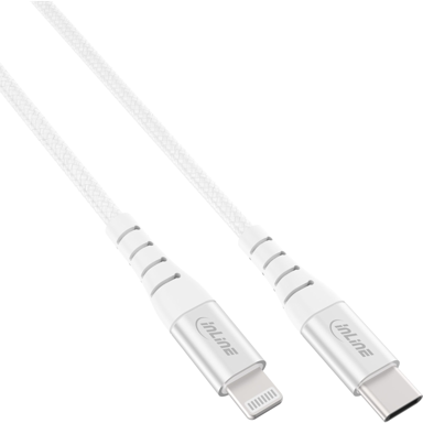 INLINE USB-C/Lightning kabel 31460C, 2 m, srebrni