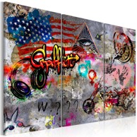 Slika American Graffiti 120x80