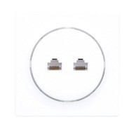 FIBARO Pametna utičnica Walli N, 2xRJ-45, bijela