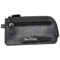 PIERRE CARDIN etui za ključeve kožni, 13 x 7 cm, crni