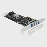 DELOCK PCIe x4 USB kontroler, 4× USB 3.2 Gen 1, vanjski
