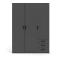 TVILUM Ormar Sprint, 147 x 200 cm, tamno siva