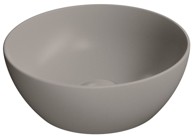GSI PURA Umivaonik, Ø32 cm, za radnu ploču, keramika, tortora mat