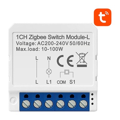 AVATTO Pametni prekidač LZWSM16 W1, ZigBee, bez neutralnog vodiča, Tuya