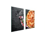 TMK Staklena zaštita za štednjak ili ploču za kuhanje 75x52, pizza