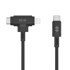 HYPER Kabel HyperJuice, USB-C/Lightning, 60W, 1.5 m, crni