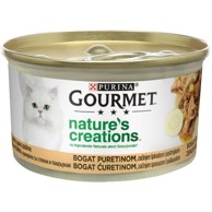 GOURMET Hrana za životinje NATURES CREATION PURETINA ŠPINAT I PASTRNJAK, 85 g