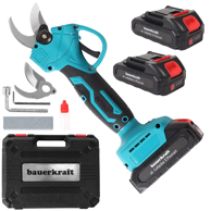 Bežične električne škare za rezanje grana i živice, 21 V, zelena