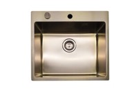SINK SOLUTION Sudoper Tap Wing M 55x50,5 cm, bakreni