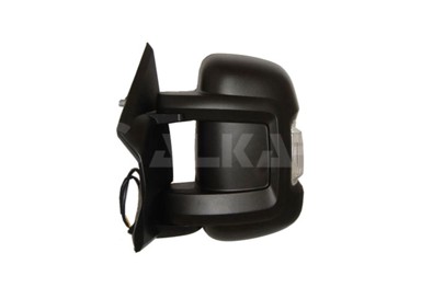 ALKAR Retrovizor Fiat Ducato 06-14, lijevi, električni, grijani, žmigavac, W5W, 8 pinova, Jumper/Boxer