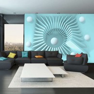 Samoljepljiva foto tapeta Blue maze 343x245
