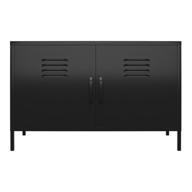STØRAA Crni metalni ormarić, 100x64x40 cm Mission District