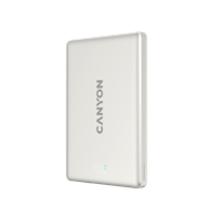 CANYON Power bank OnPower 500 CNS-CPB500G, 5000 mAh, 20 W, siva