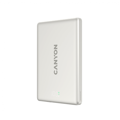 CANYON Power bank OnPower 500 CNS-CPB500G, 5000 mAh, 20 W, siva