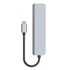 KEDO Docking stanica USB-C na HDMI, 2x USB 3.0, USB-C, microSD/SD, 4K, siva