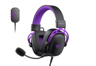 HAVIT Gaming slušalice H2002C+U, crno/ljubičaste