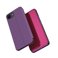 MG Clear View preklopna maskica za iPhone 16e, ružičasta