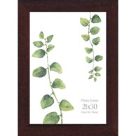 STYLER Smeđi zidni okvir Narvik, 27 x 36 cm