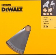 DEWALT List kružne pile s tvrdim metalom za drvo 250 x 30 mm, 60 zubi, ATB