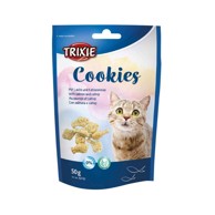 TRIXIE Poslastica za mačke Cookies losos i catnip 50 g