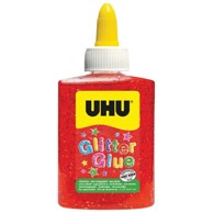 UHU Glitter ljepilo LO181810 88 ml, crveno