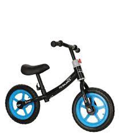 Bicikl bez pedala, R3, crno/plavi