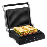 COSTWAY Panini grill 3 u 1 s neprianjajućim pločama, 1200 W