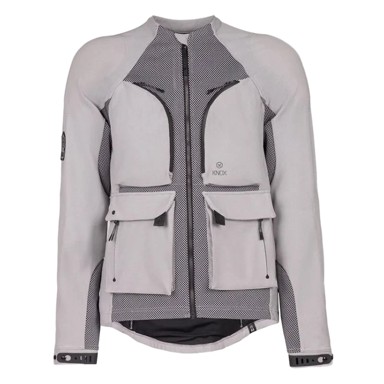 KNOX Muška jakna Tor Duo, body armour, L, svijetlosiva