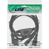 INLINE Kabel za napajanje 16657E, CEE7/7-2x C13, 3 m, crna