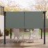 HOMESTAR Zamjenski krov pergole, 488 x 122 cm, tamnosiva