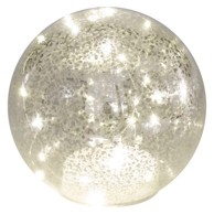 EMOS Božićne lampice, LED girlanda staklena kugla, 40 LED, baterijsko napajanje