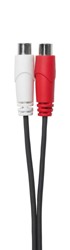 VIVOLINK audio kabel 0.2 m 2 x RCA 3.5 mm, crni
