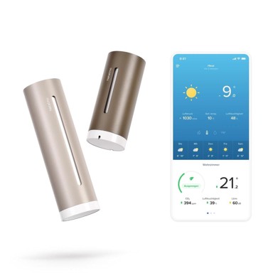 NETATMO Pametna vremenska stanica Original 2. gen, unutarnji i vanjski senzor, kvaliteta zraka