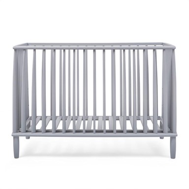 STRIBBO Kiddo dječji krevetić Soft medium grey