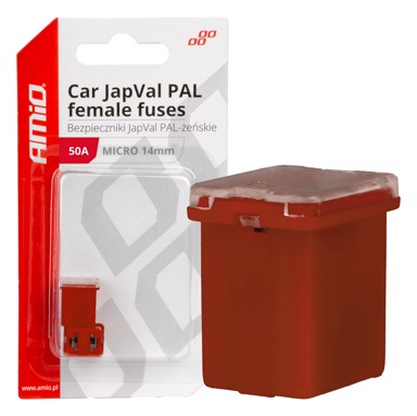 AMIO Auto osigurač JapVAL PAL ženski 50A, 1 kom