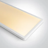 Tanka pravokutna LED plafonjera, DM62020MU/W/V, 50 W, CCT, UGR19, 230 V, bijela